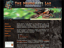 Tablet Screenshot of neuroarts.org